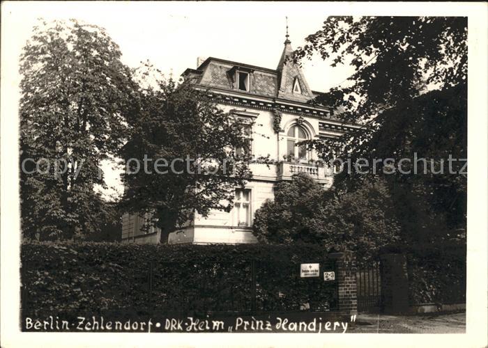 Zehlendorf Berlin DRK Heim Prinz Handjery