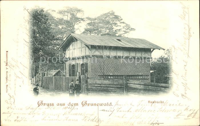 Grunewald Berlin Forsthaus Saubucht Deutsche Reichspost