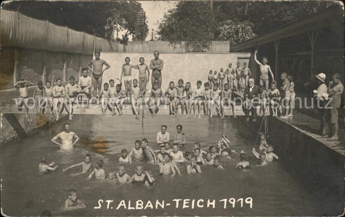 Falkenstein Pfalz St Alban Teich 1919 Schwimmbad