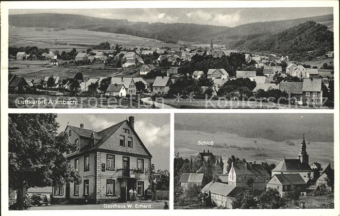 Allenbach Hunsrueck Panorama Luftkurort Schloss Gasthaus