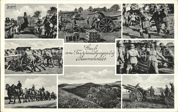 Baumholder Nahe Truppenuebungsplatz Kanone Soldaten