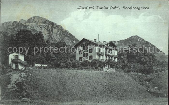 BERCHTESGADEN Bayern Hotel Pension Erika Berchtesgadener Alpen