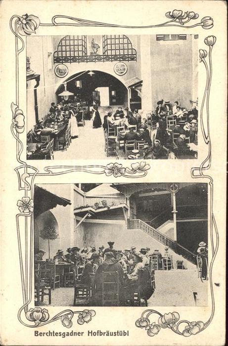 BERCHTESGADEN Bayern Hofbraeustuebl Gaststaette