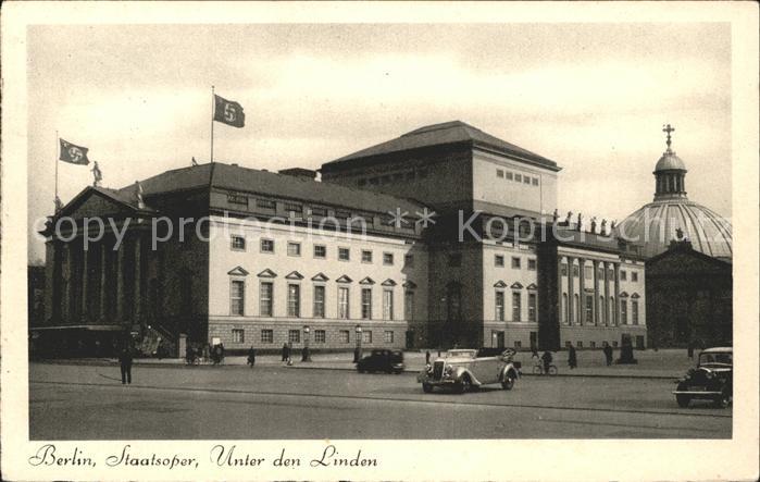 BERLIN CITY Staatsoper Unter den linden NZ4