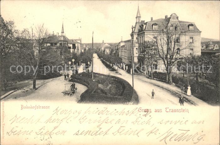 Traunstein Oberbayern Bahnhofstrasse