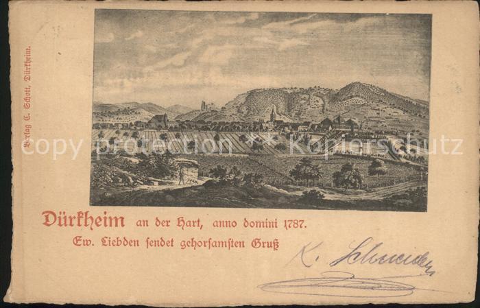 Bad Duerkheim an der Hart anno domini 1787