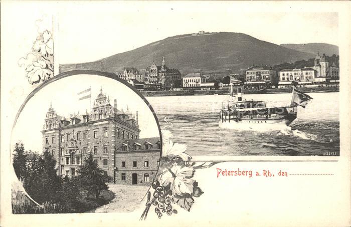 Petersberg Koenigswinter Rheindampfer Hotel
