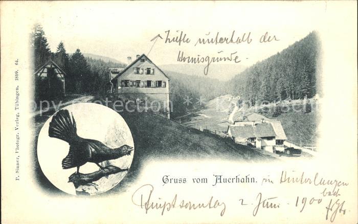 Hinterlangenbach Baiersbronn Gasthaus Auerhahn