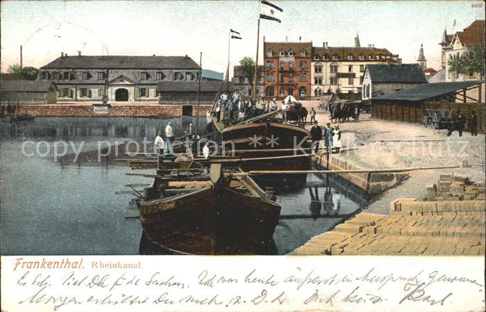 Frankenthal Pfalz Rheinkanal Kahn