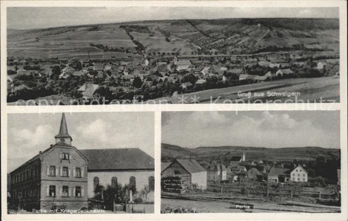 Schweigern Panorama Kirche Kriegerdenkmal