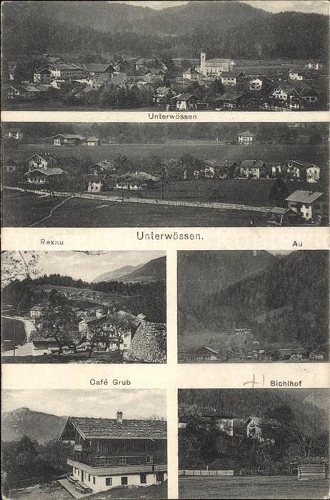 Unterwoessen und Umgebung Rexau Au Cafe Grub Bichlhof