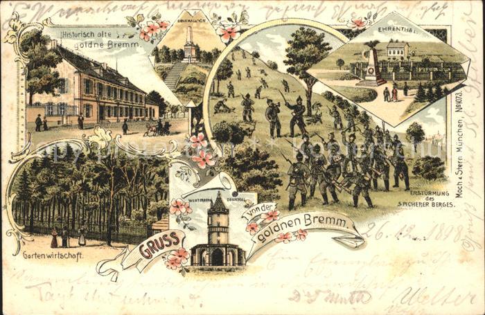 SAARBRueCKEN Saarland Goldene Bremm Winterberg Denkmal Ehrenthal Erstuermung Spi