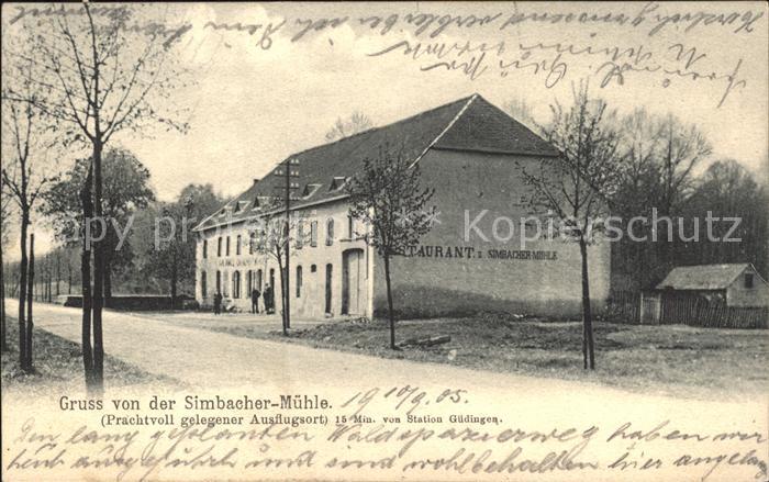 Guedingen Simbacher Muehle Restaurant Ausflugsort
