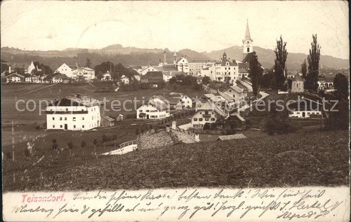 Teisendorf Oberbayern Ortsansicht mit Kirche