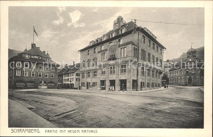 Schramberg Partie mit neuem Rathaus