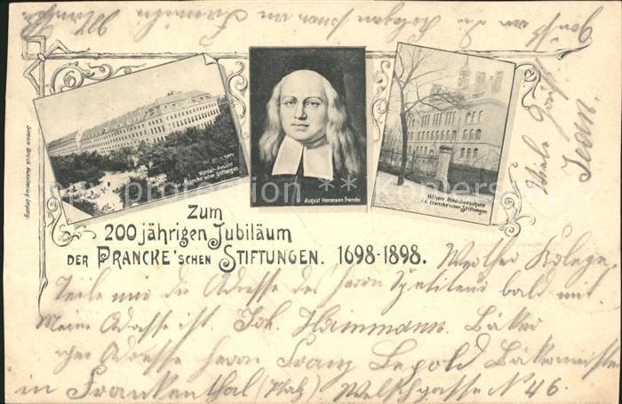 Frankenthal Pfalz August Hermann Francke Portrait Maedchenschule 200 Jahre Franc