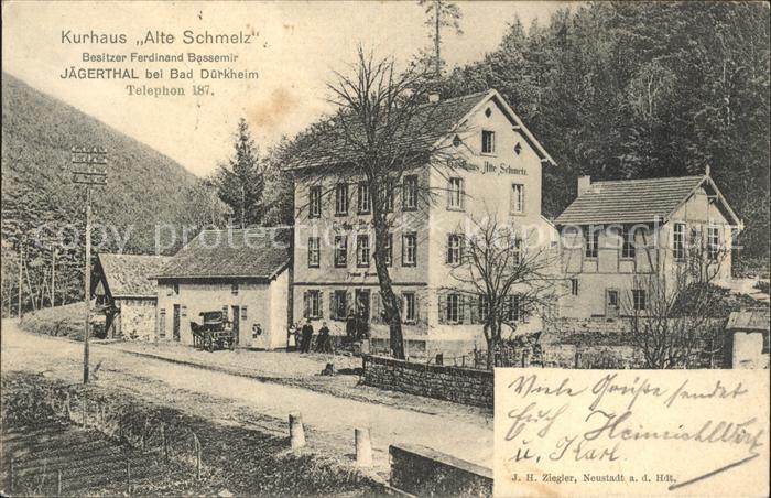 Jaegerthal Bad Duerkheim Kurhaus Alte Schmelz