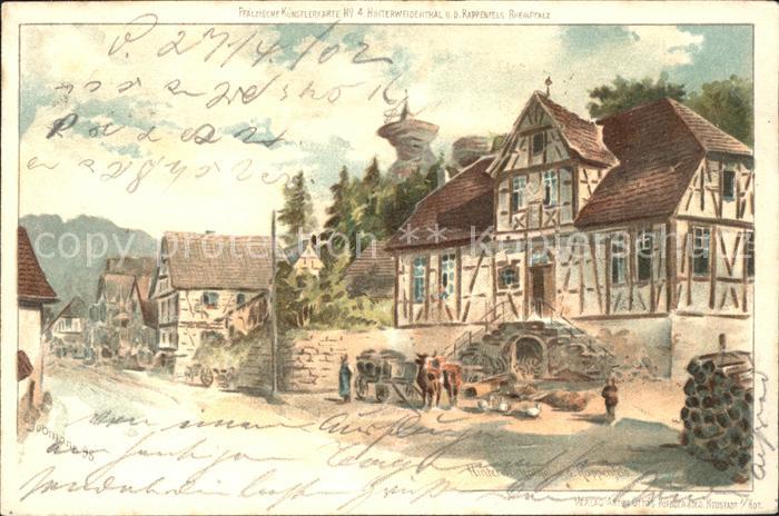 Hinterweidenthal Pfaelzische Kuenstlerkarte No 4