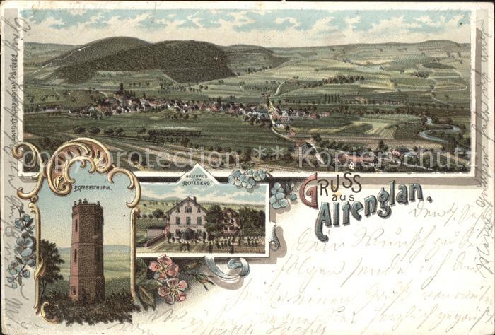 Altenglan Panorama Potzbergturm Gasthaus zum Potzberg