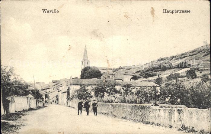 Waville Hauptstrasse Soldaten