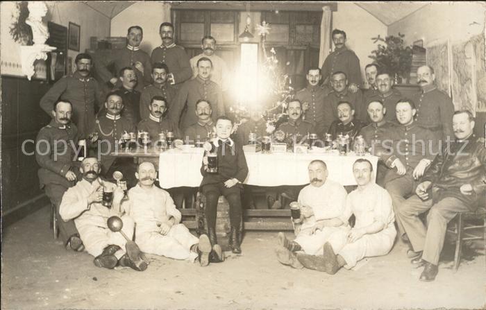 Oberhoffen-sur-Moder Soldatenfoto Bier Fest