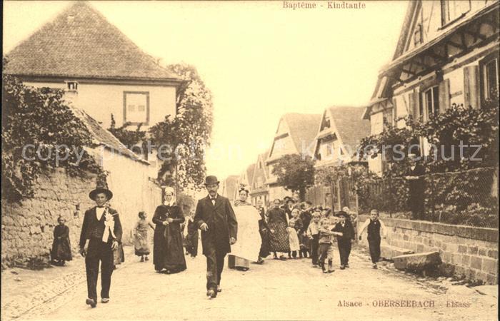 Oberseebach Bas-Rhin Bapteme Kindtaufe