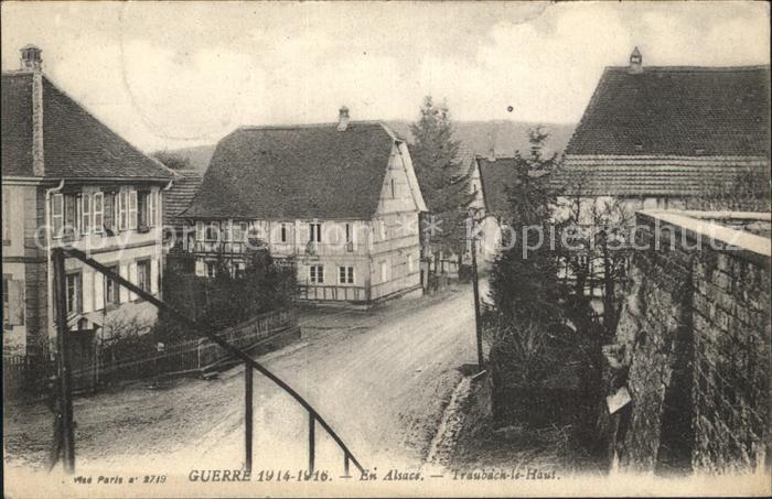 Traubach-le-Haut Guerre Dorfstrasse