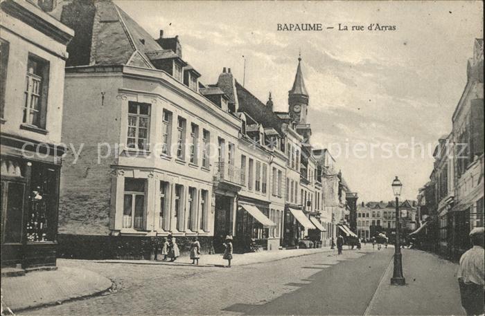 Bapaume La rue d  Arras