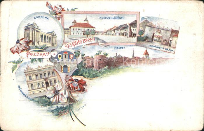 Ceskeho Brodu Sokolna Husova Namesti Hradby