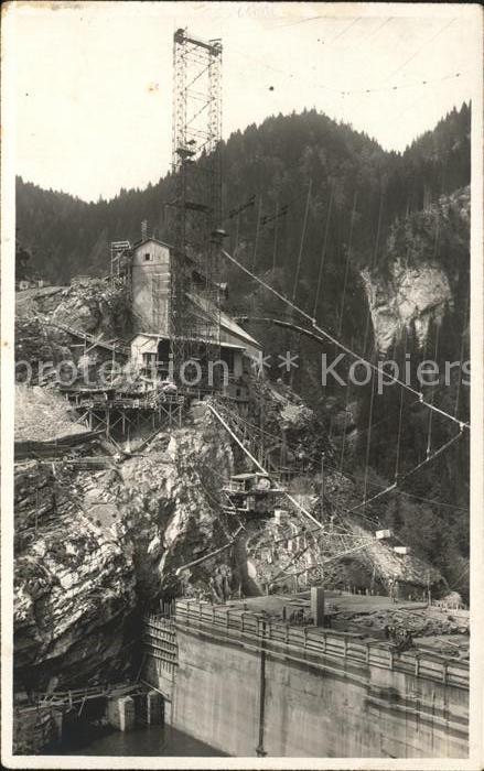 Waeggithal Kraftwerk Betonieranlage Lift