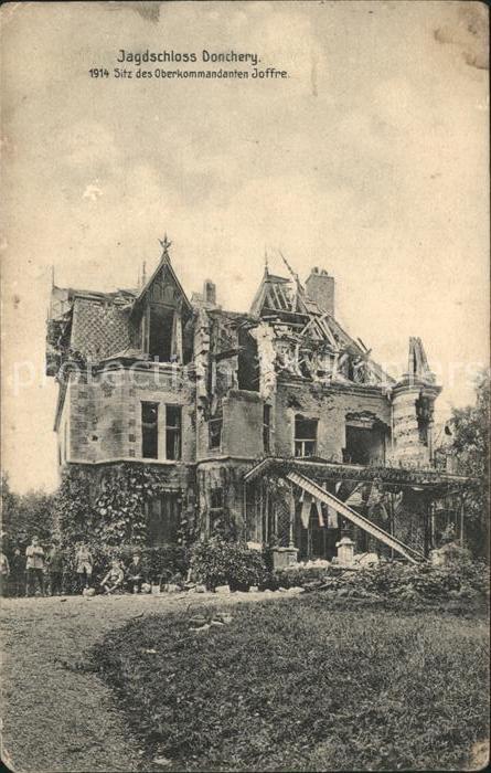 Donchery Jagdschloss Sitz des Oberkommandanten Joffre