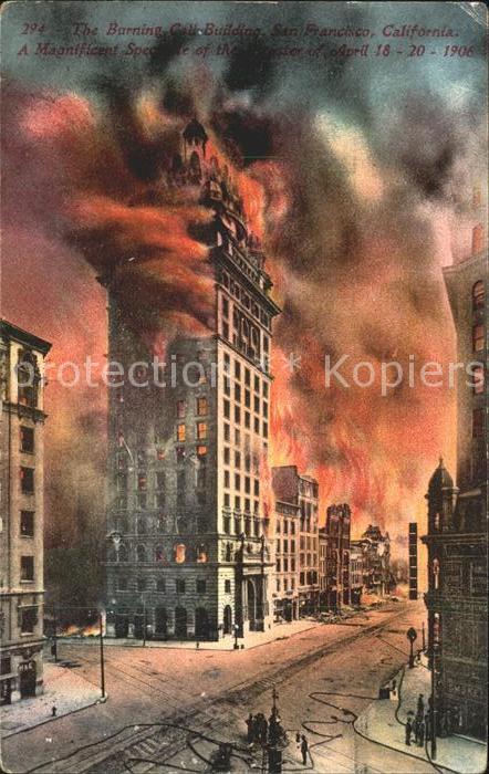 San Francisco California Barning Call Building