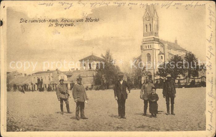 Grajewo Gmina Podlachien roemisch katholische Markt