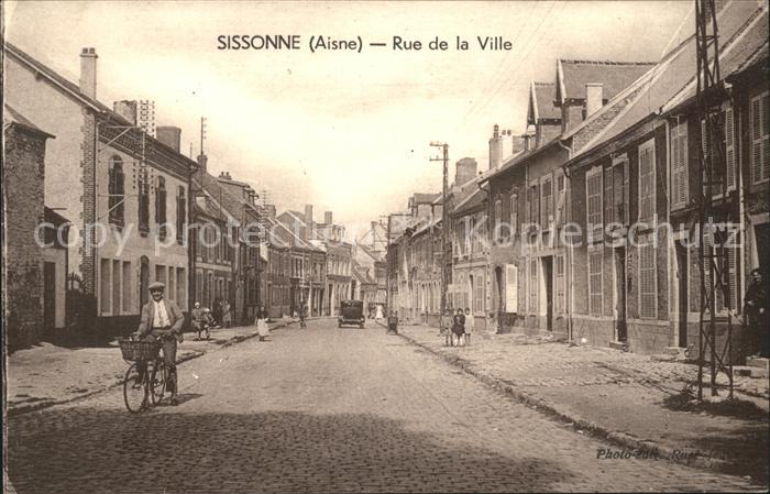 Sissonne Aisne Rue de la Ville