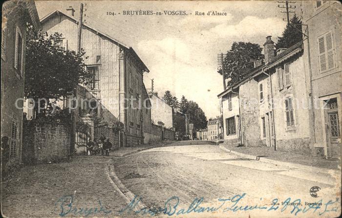Bruyeres Vosges Rue d  Alsace