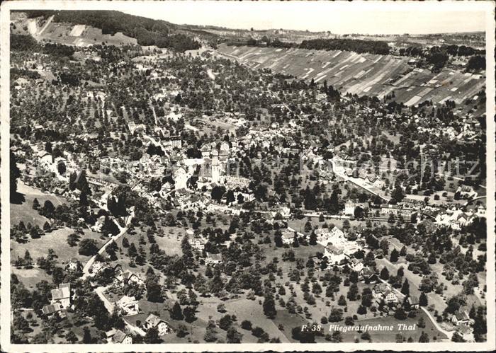 Thal Rheineck SG Fliegeraufnahme