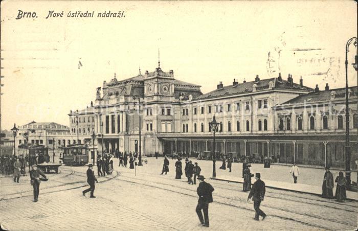 Brno Bruenn Nove ustredni nadrazi Bahnhof