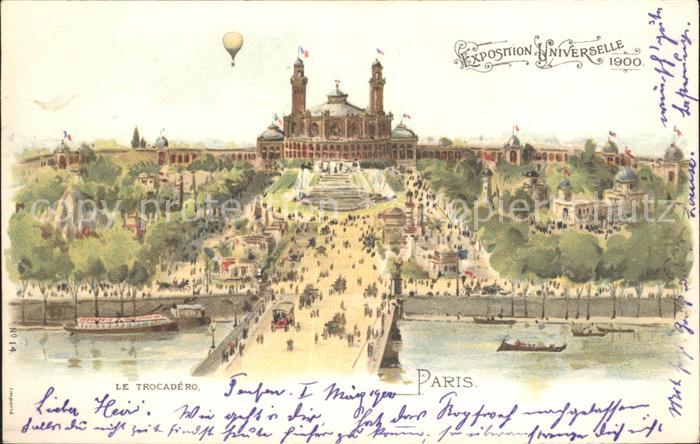 Paris Exposition Universelle de 1900 Le Trocadero