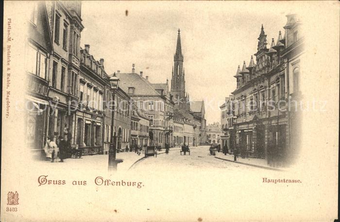 Offenburg Hauptstrasse Deutsche Reichspost
