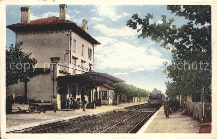 Istres Bouches du Rhone La Gare Train Bahnhof Eisenbahn