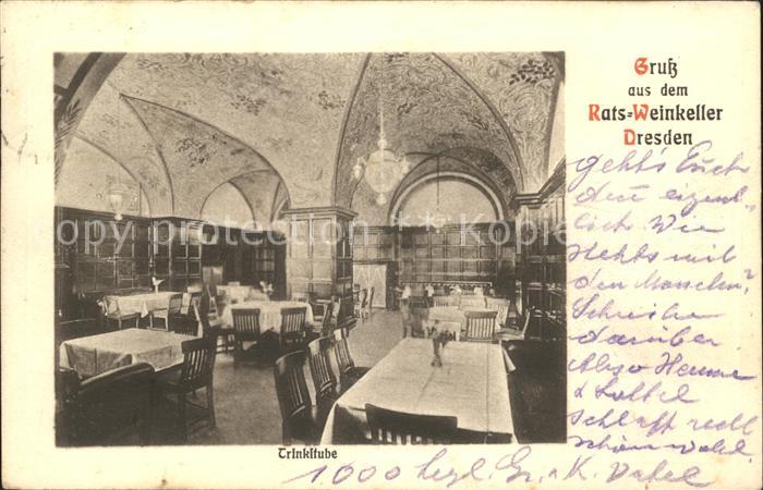 DRESDEN Elbe Ratsweinkeller Trinkstube