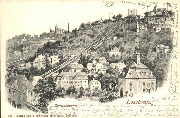 Loschwitz Schwebebahn Loschwitzhoehe