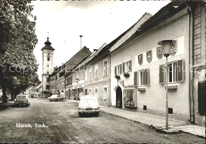 Mureck Strassenpartie Kirche