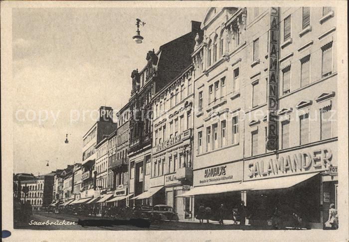 SAARBRueCKEN Saarland Strassenpartie Innenstadt