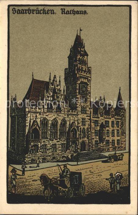 SAARBRueCKEN Saarland Rathaus