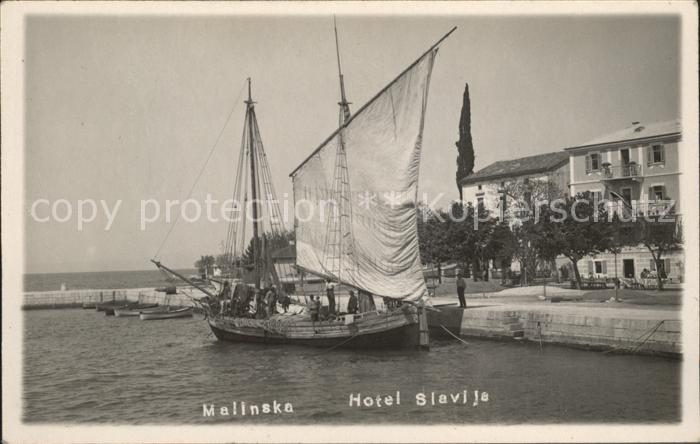 Malinska Haludovo Hotel Slavije Segelboot