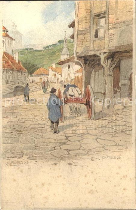 Chateldon Peinture Henri Cassiers Kuenstlerkarte