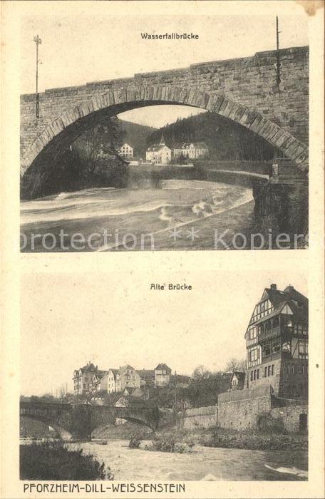 Dillweissenstein Wasserfallbruecke Alte Bruecke