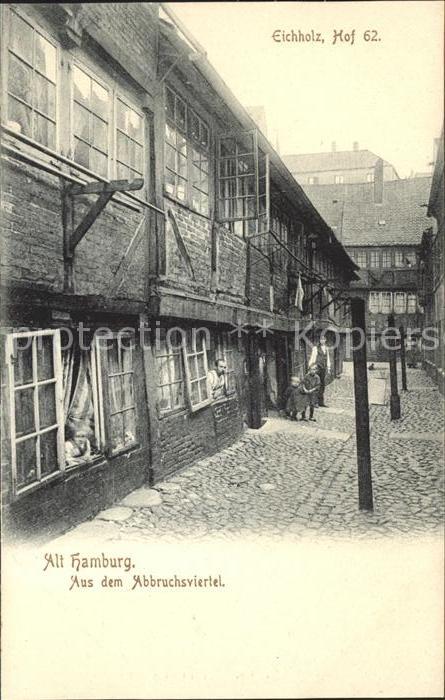 Alt Hamburg aus dem Abbruchsviertel Eichholz Hof 62