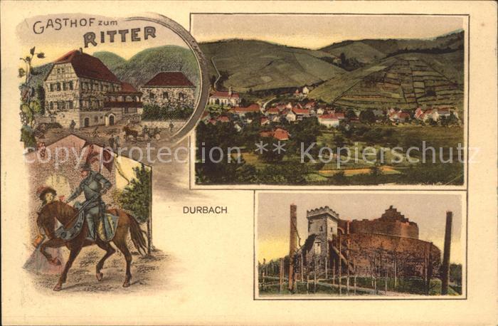 Durbach Gasthof zum Ritter Burg